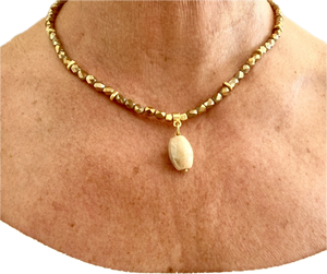 Pranella Carmel Short Necklace